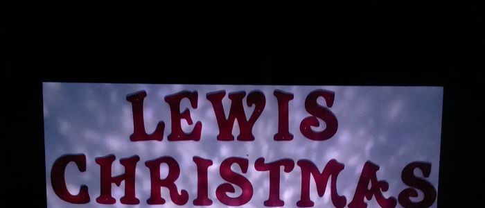 A picture of Lewis Christmas wonderland  where you can find some amazing Christmas Lights.